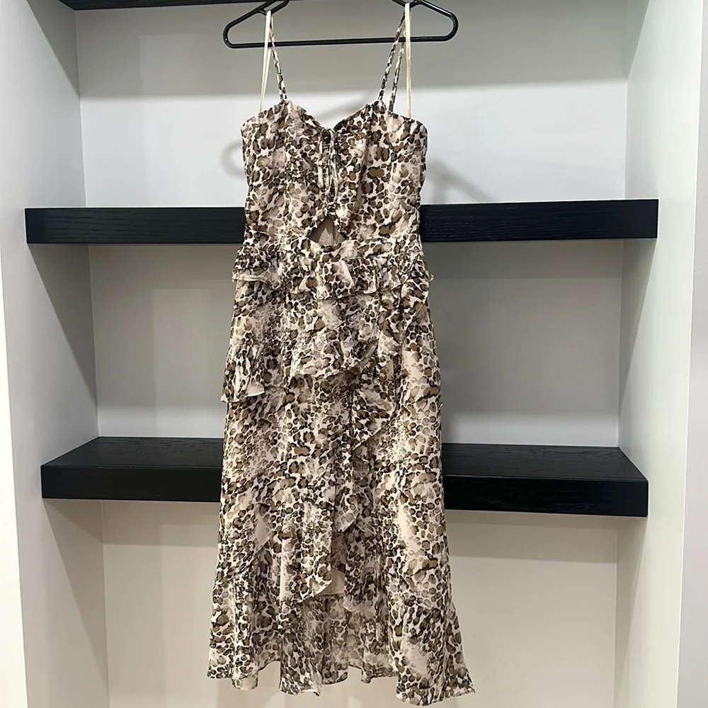 Bardot Ruffled Dress - Picture 2 of 5